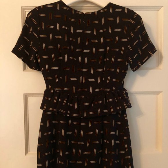 Club Monaco Matchstick Peplum Dress Size 00 - Picture 5 of 5